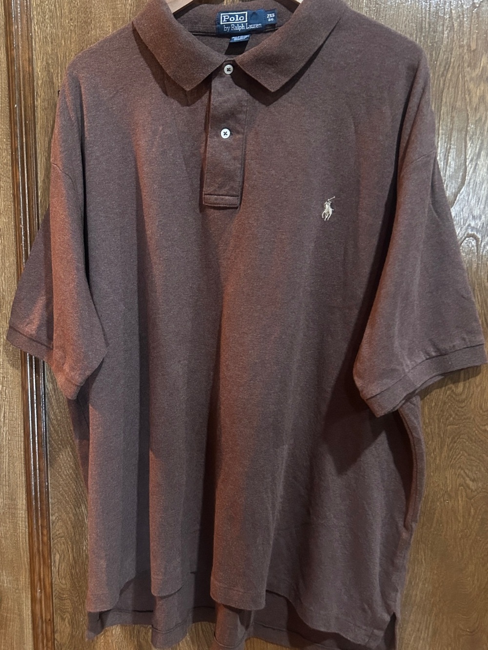 Polo Ralph Lauren Brown Terry Cloth Polo Shirt Men’s 2XB Big
